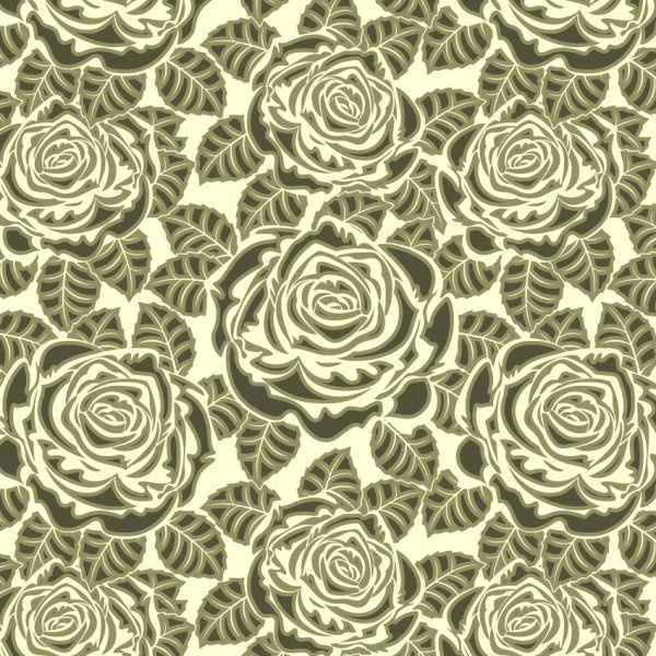 rose pattern background 01 vector