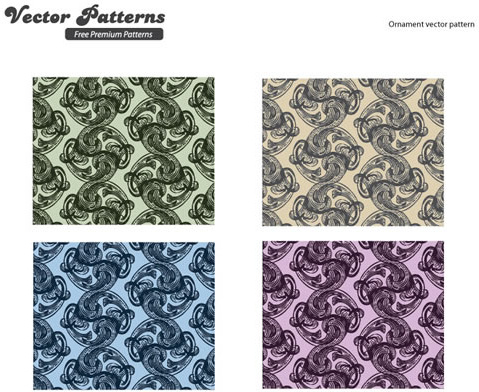 rotating decorative pattern background vector