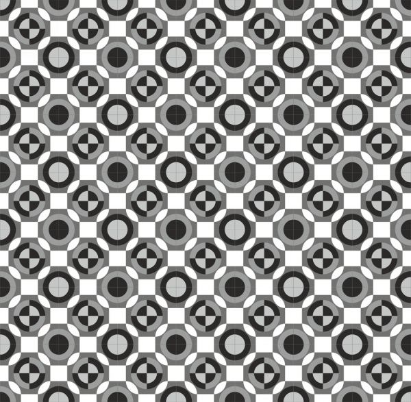 round differents pattern free vector