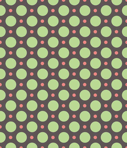 round dot seamless pattern vector