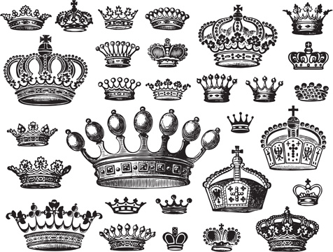 Download Royal crown vintage design vectors Free vector in ...
