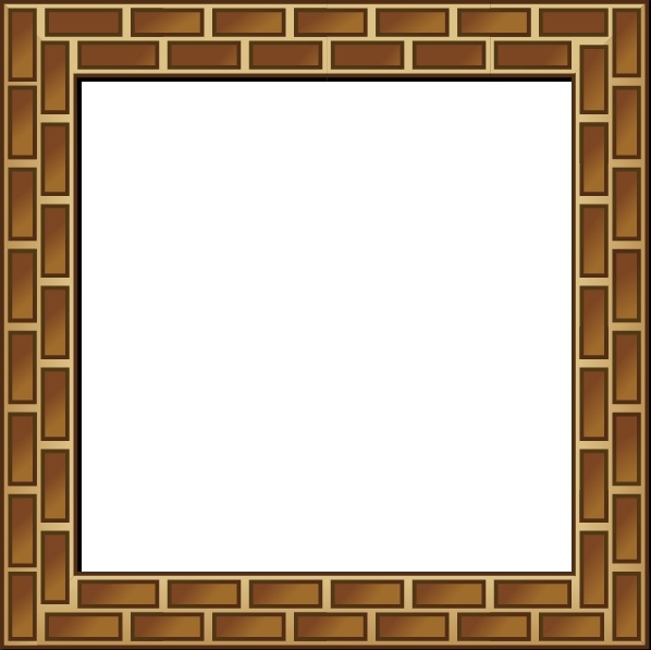 Rpg Map Brick Border clip art 