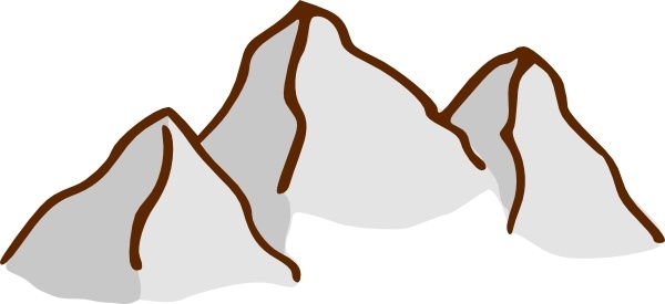 Rpg Map Symbols Mountains clip art 