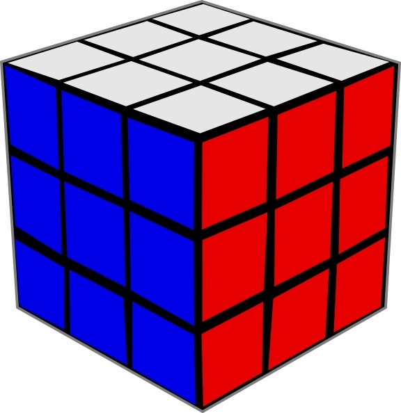 Rubik Cube clip art