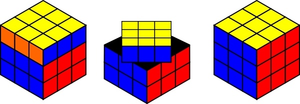Rubik Cube Solving clip art