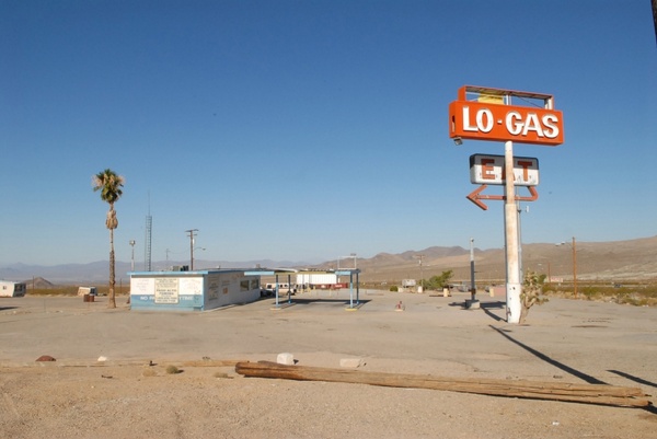 ruins gas station