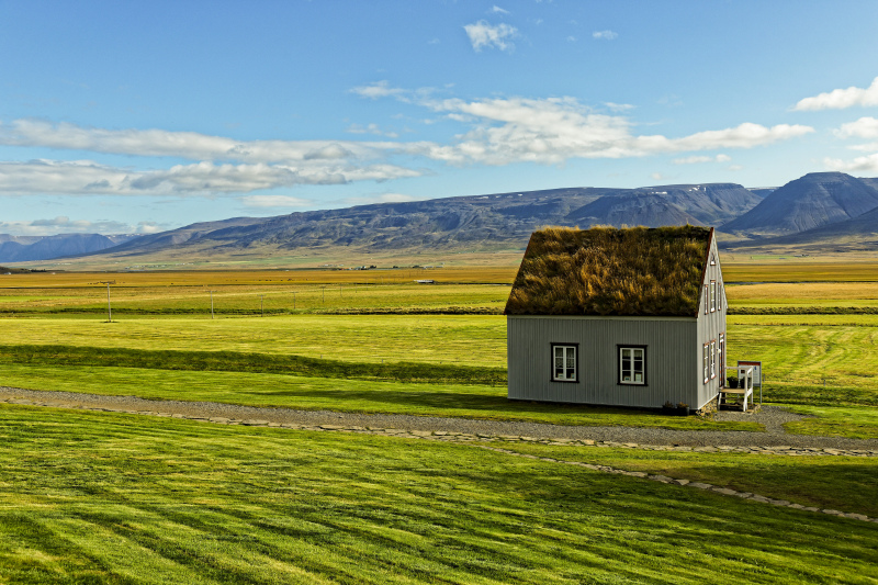 rural landscape backdrop field cottage scene 