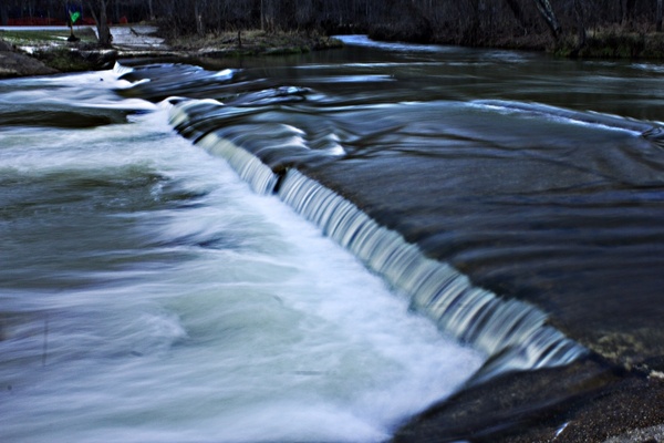 rushing water at montauk state park missouri