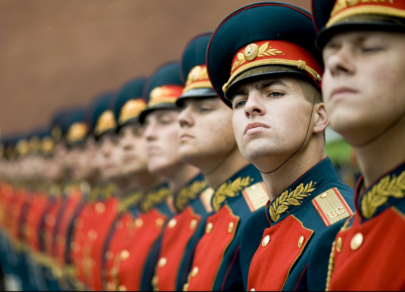 russia army picture elegant uniform soldiers closeup