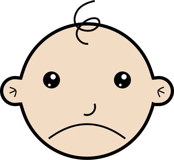 Sad Baby Free Vector In Open Office Drawing Svg Svg Vector Illustration Graphic Art Design Format Format For Free Download 52 22kb