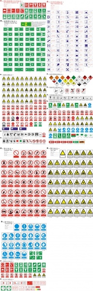 safety warning prohibition signs vector