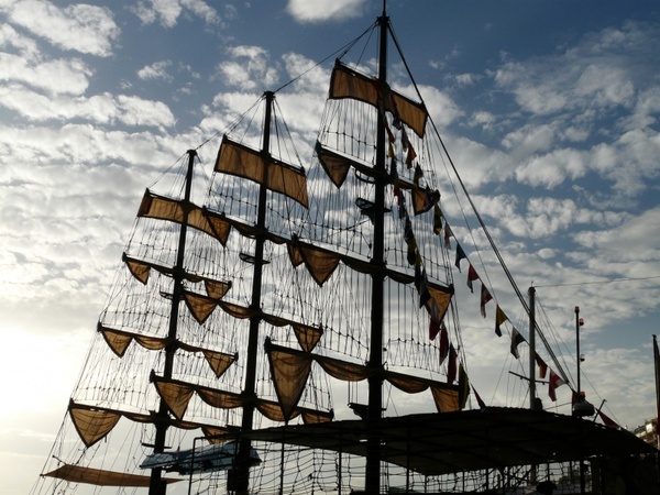 sail ship sailing vessel