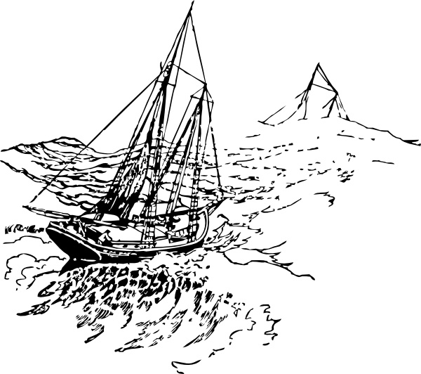 Sailing Ship clip art Vectors graphic art designs in editable .ai .eps ...