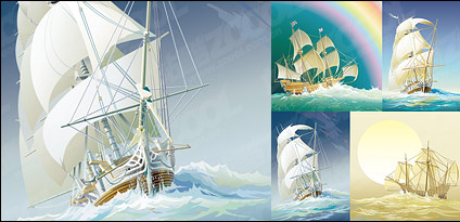 sailing ship sailing boast