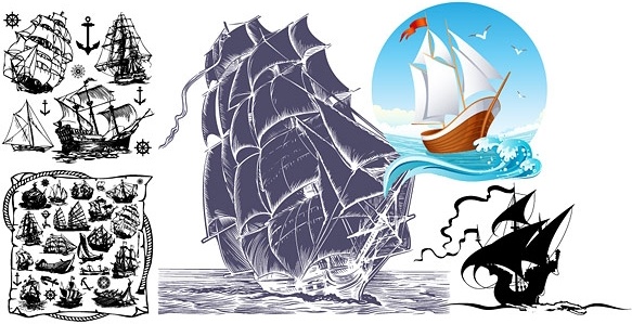 sailing theme vector