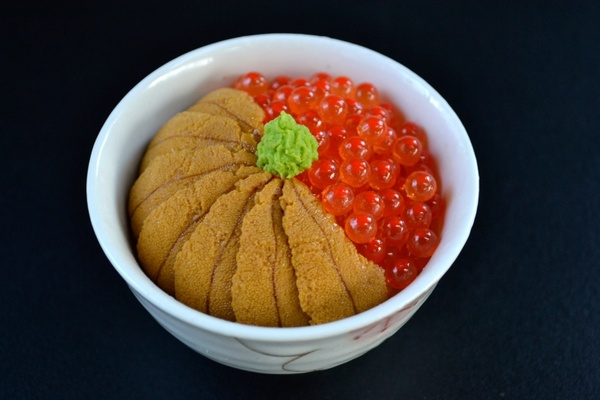 salmon roe amp sea urchin rice bowl