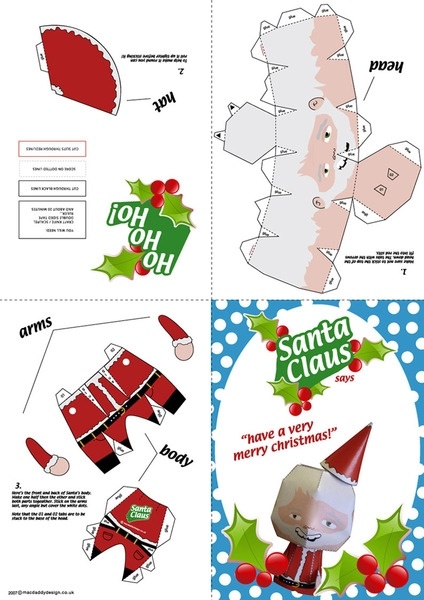 Santa Claus Paper Craft