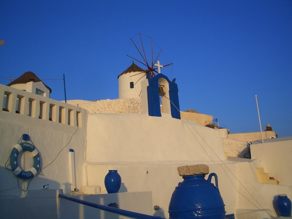 santorin greece building 