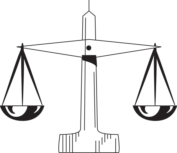 Scale Of Justice clip art