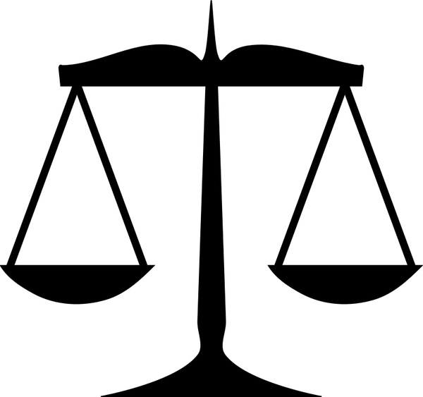 Scales Of Justice Free Vector In Open Office Drawing Svg