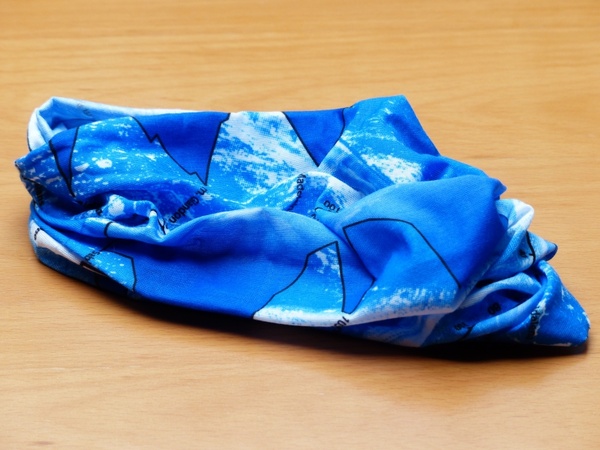 scarf blue colorful