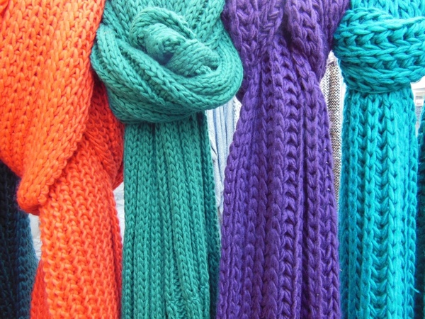 scarves knitted knitted scarves