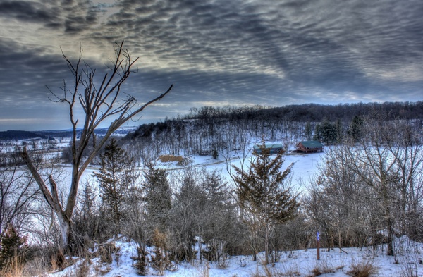 scenic overlook on the ice age trail wisconsin 
