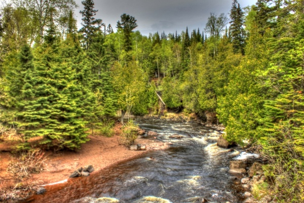 scenic riverway at cascade river state park minnesota
