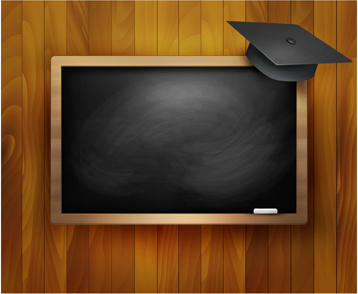 School blackboard design vector background Free vector in Encapsulated