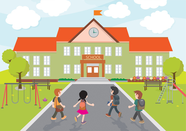 school illustration images free download