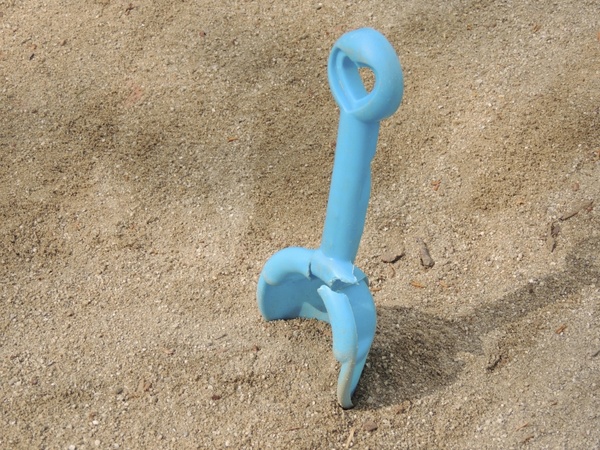 scoop's playground blue plastic