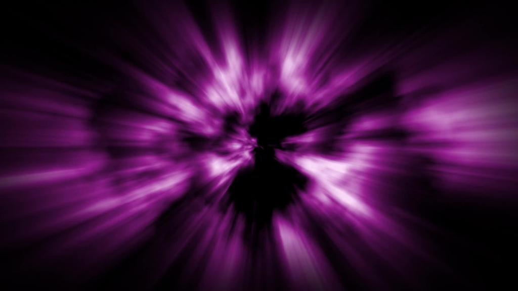 screensaver decoration with violet light effect