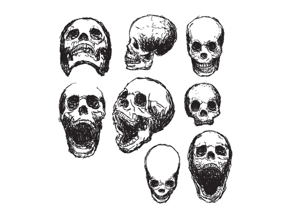 Scribble Skulls