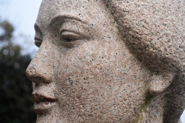 sculpted head