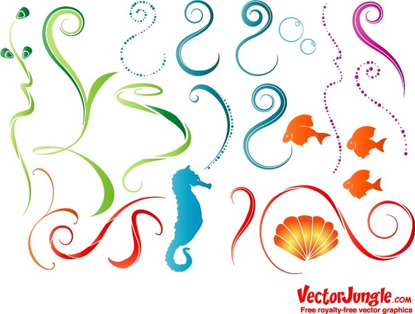 Sea_life Free vector in Encapsulated PostScript eps ( .eps ) vector