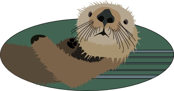 Sea Otter clip art