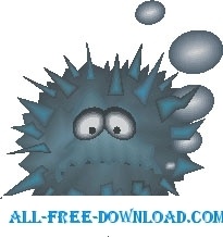 Sea Urchin Sad Free Vector In Encapsulated Postscript Eps Eps Vector Illustration Graphic Art Design Format Format For Free Download 41 10kb