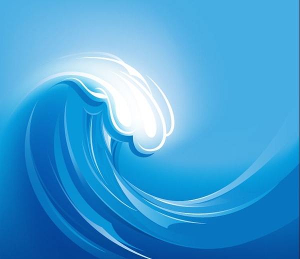 Sea Wave Vector Illustration Free Vector In Encapsulated Postscript Eps Eps Vector Illustration Graphic Art Design Format Format For Free Download 607 79kb