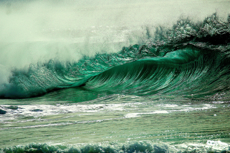 sea waves picture dynamic extreme splashing