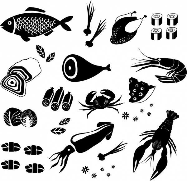 seafood icons