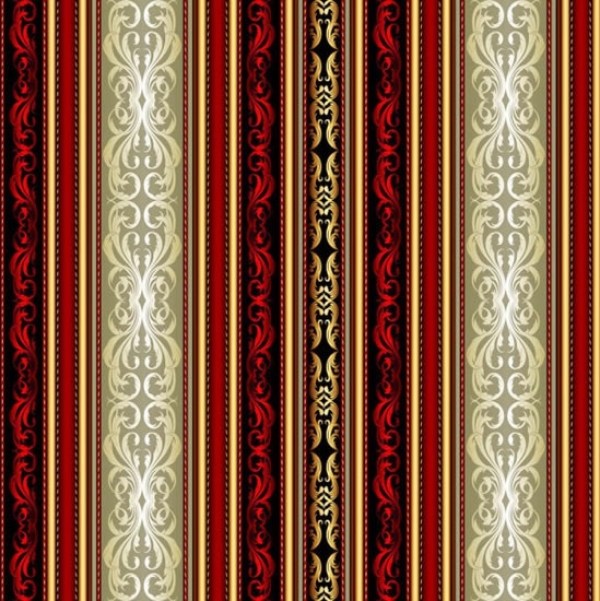 fabric pattern colorful traditional elegant symmetric vertical decor