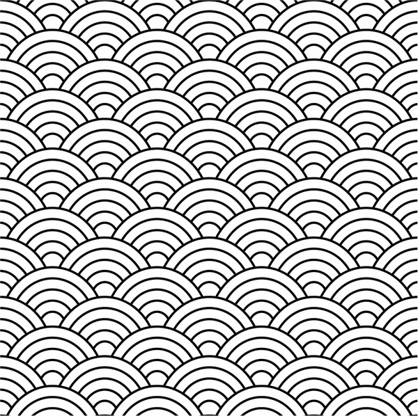 seamless fish scale pattern (vector)