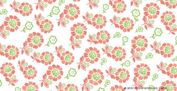 Seamless flower pattern vector 