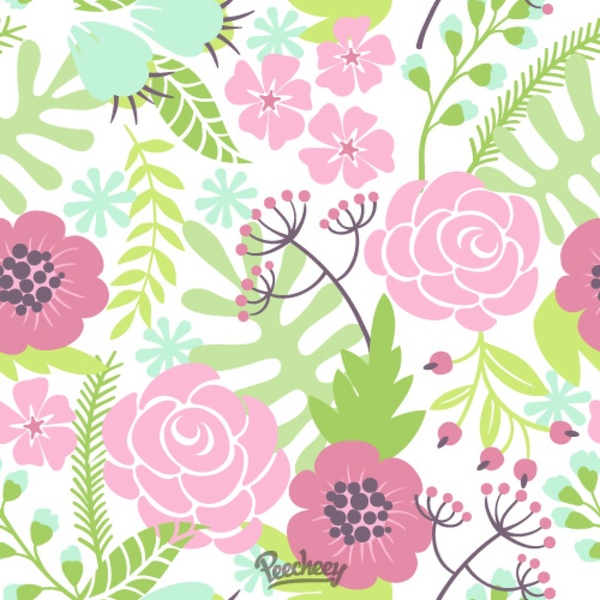 seamless pattern flower background
