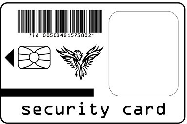 security card vector