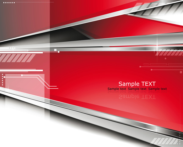 sense of dynamic technology background vector graphic