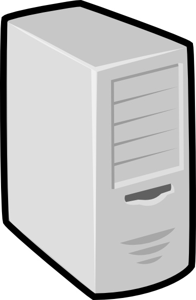 Server Linux Box clip art