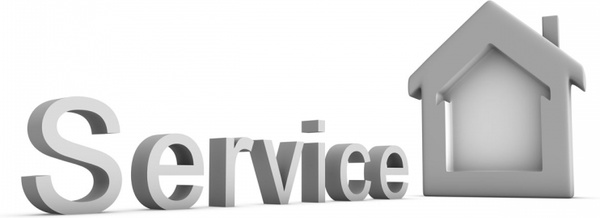 servise with house