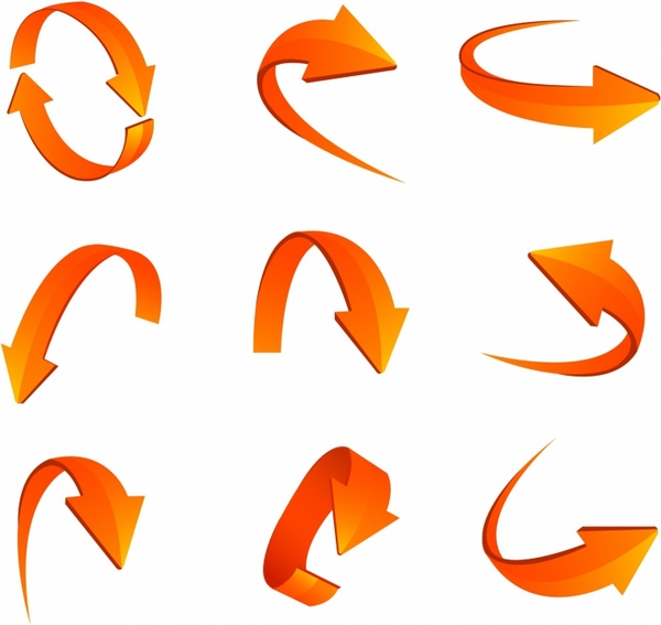 Set of Arrows Free vector in Adobe Illustrator ai ( .AI ...