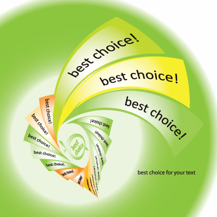 set of best choice sticker vector graphic